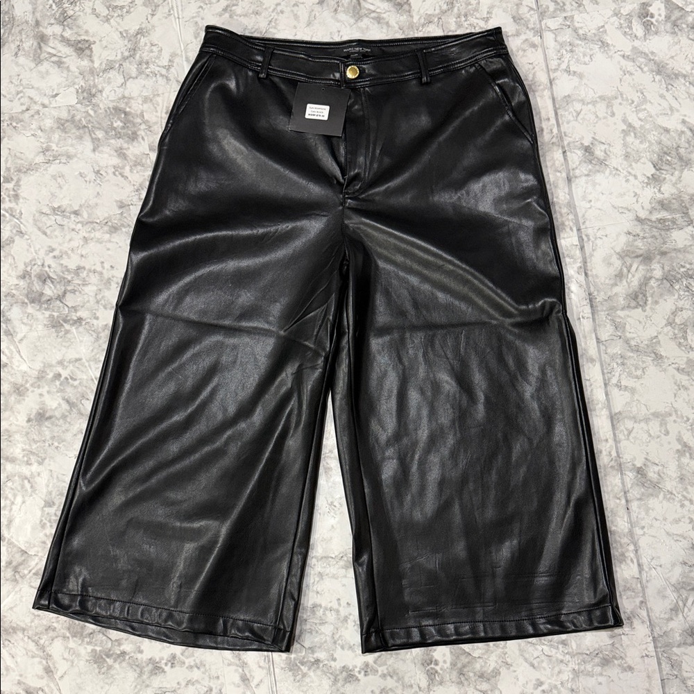Marc New York Black Leather Trousers